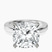 Pre-Designed Platinum Jannel Tapering Solitaire Lab Diamond Ring