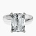 Pre-Designed 10kt White Gold Jannel Tapering Solitaire Lab Diamond Ring