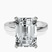 Pre-Designed 18kt White Gold Jannel Tapering Solitaire Lab Diamond Ring