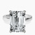 Pre-Designed 10kt White Gold Jannel Tapering Solitaire Lab Diamond Ring