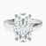 Pre-Designed Platinum Jannel Tapering Solitaire Lab Diamond Ring