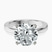 Pre-Designed 10kt White Gold Jannel Tapering Solitaire Lab Diamond Ring