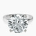 Pre-Designed 10kt White Gold Jannel Tapering Solitaire Lab Diamond Ring