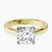 Pre-Designed 18kt Yellow Gold Jannel Tapering Solitaire Lab Diamond Ring