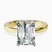 Pre-Designed 10kt Yellow Gold Jannel Tapering Solitaire Lab Diamond Ring