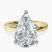 Pre-Designed 14kt Yellow Gold Jannel Tapering Solitaire Lab Diamond Ring