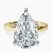 Pre-Designed 14kt Yellow Gold Jannel Tapering Solitaire Lab Diamond Ring