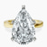 Pre-Designed 14kt Yellow Gold Jannel Tapering Solitaire Lab Diamond Ring