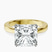 Pre-Designed 10kt Yellow Gold Jannel Tapering Solitaire Lab Diamond Ring