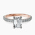 Pre-Designed 10kt Rose Gold Claire Full Eternity Lab Diamond Ring