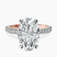 Pre-Designed 10kt Rose Gold Claire Full Eternity Lab Diamond Ring
