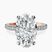 Pre-Designed 14kt Rose Gold Claire Full Eternity Lab Diamond Ring