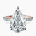 Pre-Designed 14kt Rose Gold Claire Full Eternity Lab Diamond Ring
