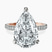 Pre-Designed 10kt Rose Gold Claire Full Eternity Lab Diamond Ring