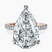 Pre-Designed 10kt Rose Gold Claire Full Eternity Lab Diamond Ring