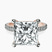 Pre-Designed 14kt Rose Gold Claire Full Eternity Lab Diamond Ring