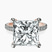 Pre-Designed 10kt Rose Gold Claire Full Eternity Lab Diamond Ring