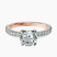 Pre-Designed 10kt Rose Gold Claire Full Eternity Lab Diamond Ring