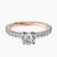 Pre-Designed 10kt Rose Gold Claire Full Eternity Lab Diamond Ring