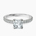 Pre-Designed 10kt White Gold Claire Full Eternity Lab Diamond Ring