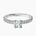 Pre-Designed 10kt White Gold Claire Full Eternity Lab Diamond Ring