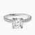 Pre-Designed 10kt White Gold Claire Full Eternity Lab Diamond Ring