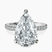 Pre-Designed 10kt White Gold Claire Full Eternity Lab Diamond Ring