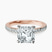 Pre-Designed 14kt Rose Gold Emily Eternity Lab Diamond Ring