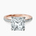 Pre-Designed 10kt Rose Gold Emily Eternity Lab Diamond Ring