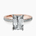 Pre-Designed 10kt Rose Gold Emily Eternity Lab Diamond Ring