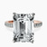 Pre-Designed 18kt Rose Gold Emily Eternity Lab Diamond Ring
