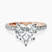Pre-Designed 14kt Rose Gold Emily Eternity Lab Diamond Ring