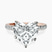Pre-Designed 10kt Rose Gold Emily Eternity Lab Diamond Ring