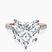 Pre-Designed 10kt Rose Gold Emily Eternity Lab Diamond Ring