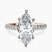 Pre-Designed 14kt Rose Gold Emily Eternity Lab Diamond Ring