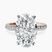 Pre-Designed 10kt Rose Gold Emily Eternity Lab Diamond Ring