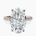 Pre-Designed 10kt Rose Gold Emily Eternity Lab Diamond Ring