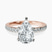Pre-Designed 9ct Rose Gold Emily Eternity Lab Diamond Ring