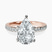 Pre-Designed 10kt Rose Gold Emily Eternity Lab Diamond Ring