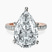 Pre-Designed 14kt Rose Gold Emily Eternity Lab Diamond Ring