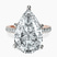 Pre-Designed 10kt Rose Gold Emily Eternity Lab Diamond Ring