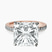Pre-Designed 10kt Rose Gold Emily Eternity Lab Diamond Ring