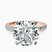 Pre-Designed 10kt Rose Gold Emily Eternity Lab Diamond Ring