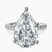 Pre-Designed Platinum Emily Eternity Lab Diamond Ring