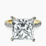Pre-Designed 10kt Yellow Gold Emily Eternity Lab Diamond Ring