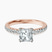 Pre-Designed 14kt Rose Gold Venetia Half Eternity Lab Diamond Ring