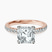 Pre-Designed 18kt Rose Gold Venetia Half Eternity Lab Diamond Ring