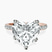 Pre-Designed 14kt Rose Gold Venetia Half Eternity Lab Diamond Ring