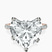 Pre-Designed 18kt Rose Gold Venetia Half Eternity Lab Diamond Ring