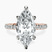 Pre-Designed 18kt Rose Gold Venetia Half Eternity Lab Diamond Ring